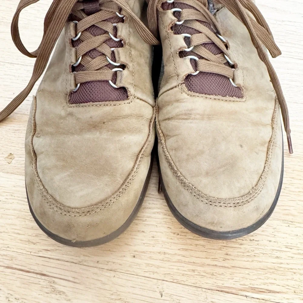 Forsake Phil Mid Waterproof Sneakers Boots Men Sz 9.5 Brown Shoes Leather Walnut